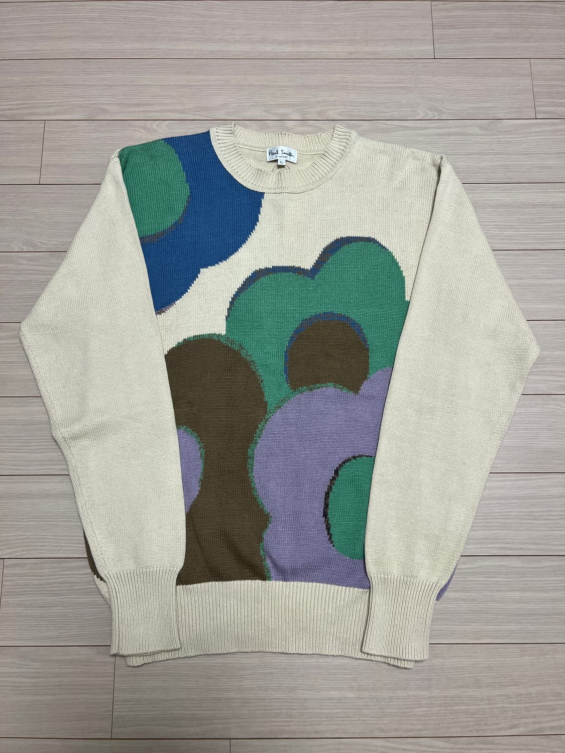 폴 스미스 플라워 패턴 니트 스웨터 아이보리 / L (정품) 상품이미지3