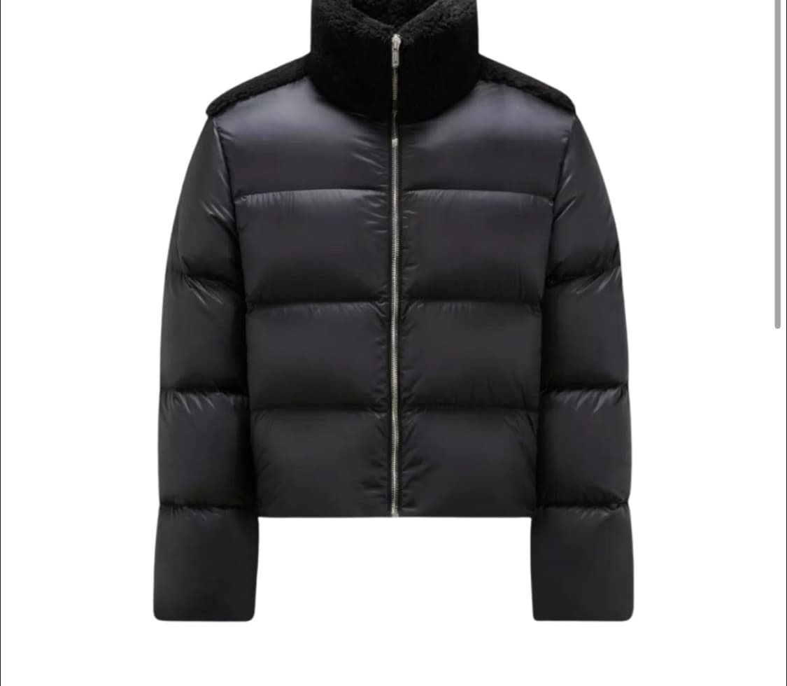 릭오웬스 x 몽클레어 몽클레르 사이클로픽 쇼트 다운 자켓 블랙 23fw 상품이미지1
