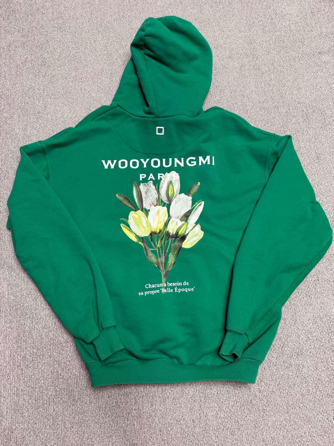 우영미 백로고 후드티(정품) 상품이미지2