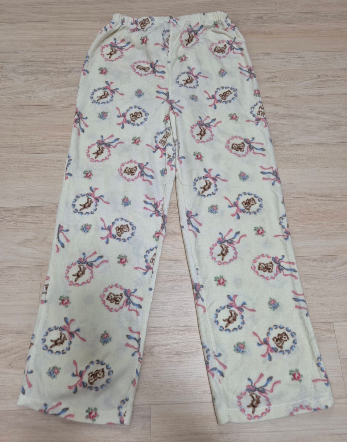 빈티지 리본 테디베어 홈웨어 세트  상품이미지3