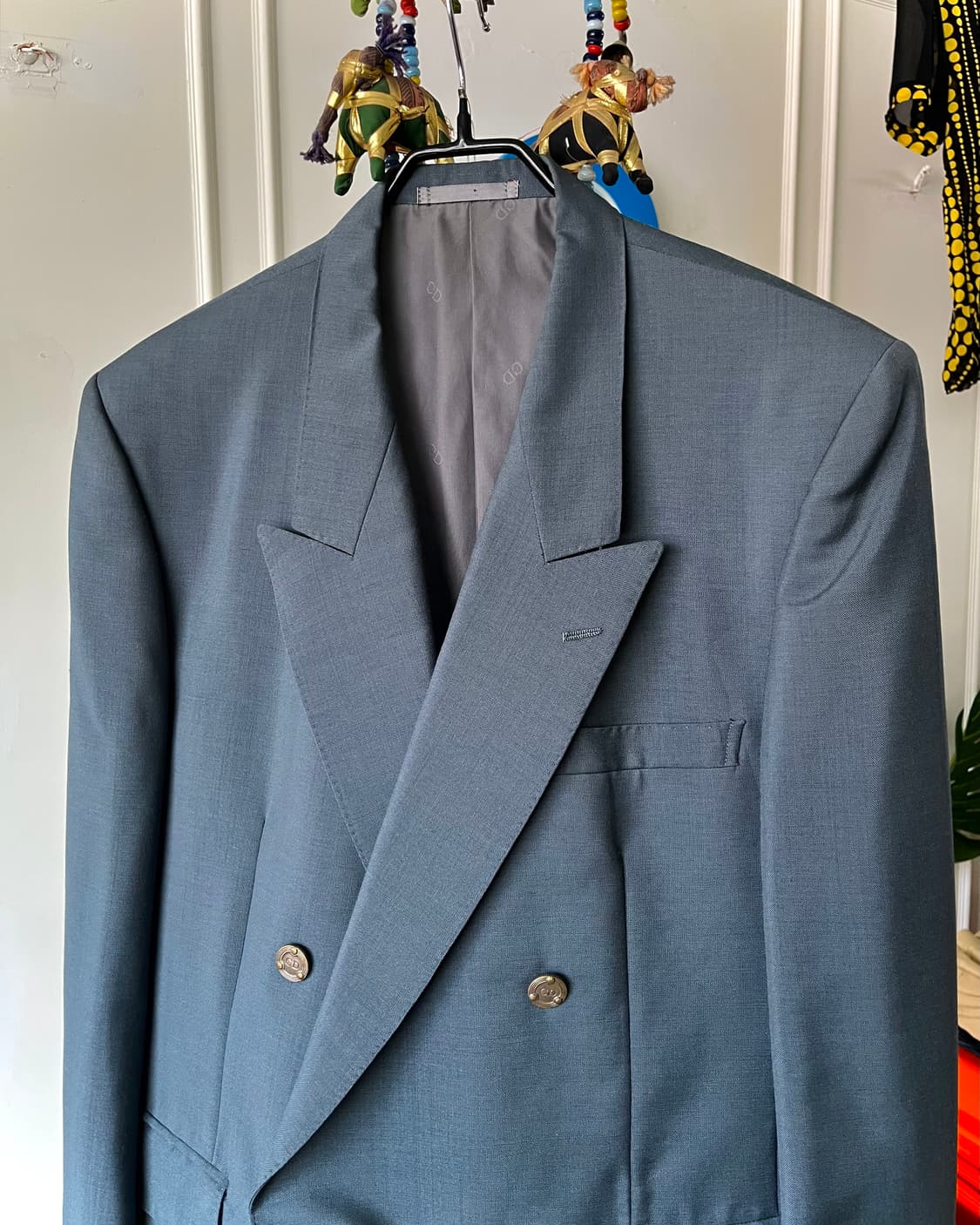 1990s Old DIOR Mohair Wool Blazer Jacket 상품이미지5