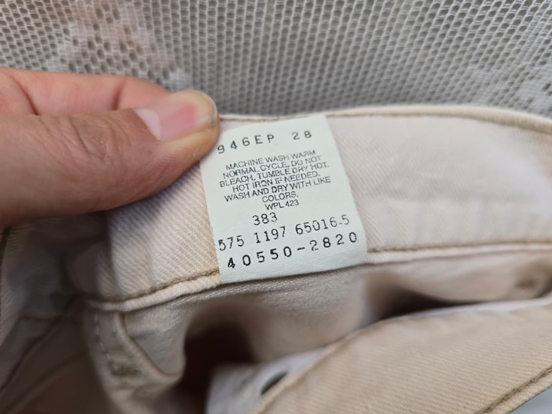 90s 리바이스 550 오렌지탭 (made in usa) 상품이미지7