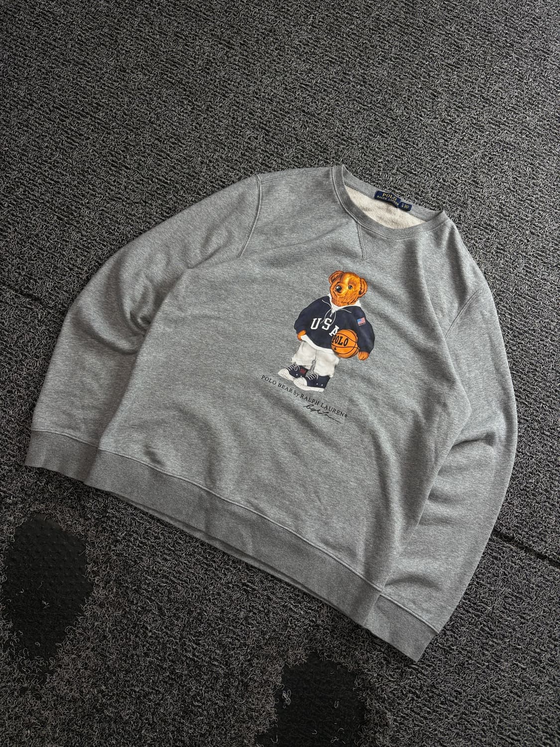 폴로 랄프로렌 폴로베어 빅로고 크루넥 맨투맨 3858 상품이미지1