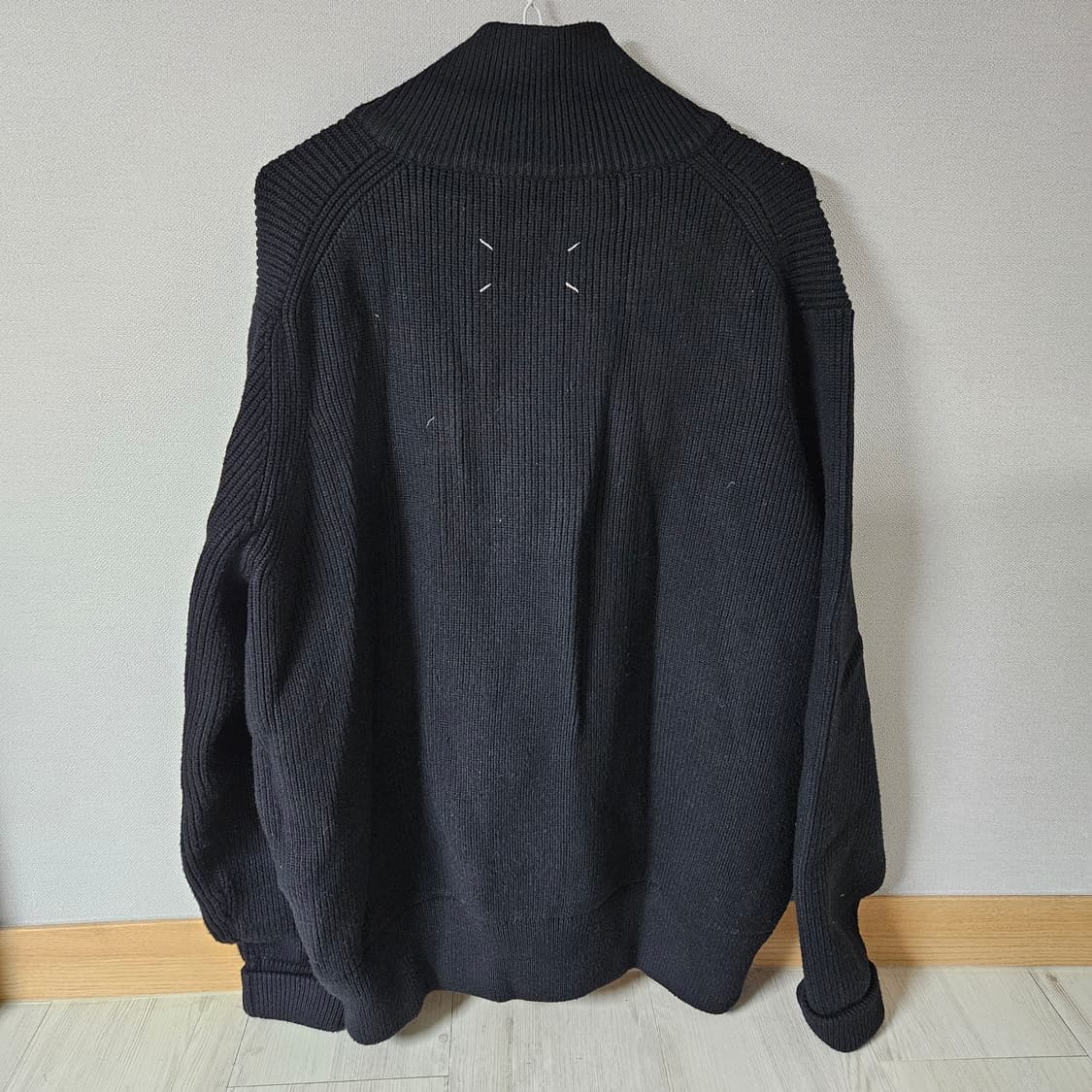 (XL/54) 마르지엘라 니트 집업 블랙 상품이미지2