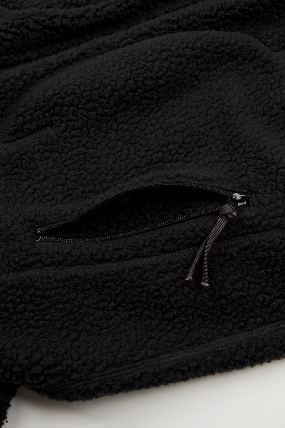 Porter Classic 플리스 집 가디건 블랙 상품이미지5