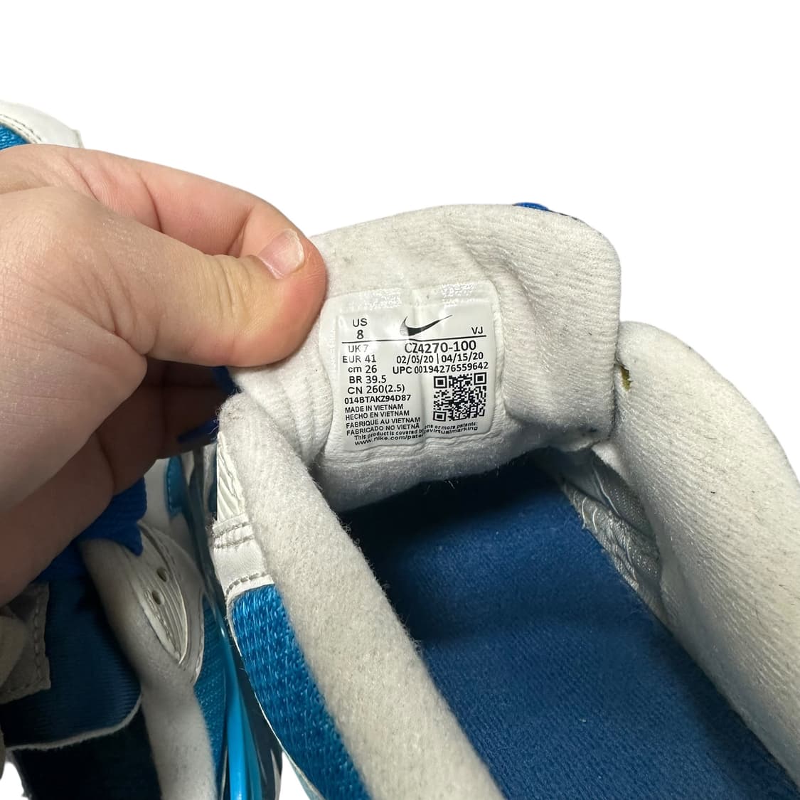 ✨ (바배) 나이키 에어맥스 90 플라이이즈 260 상품이미지7