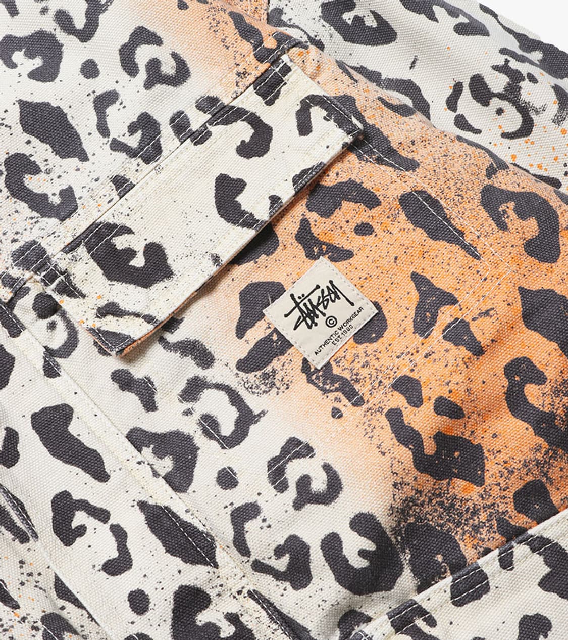 STUSSY - 23SS WASHED CANVAS WORK JACKET 상품이미지6