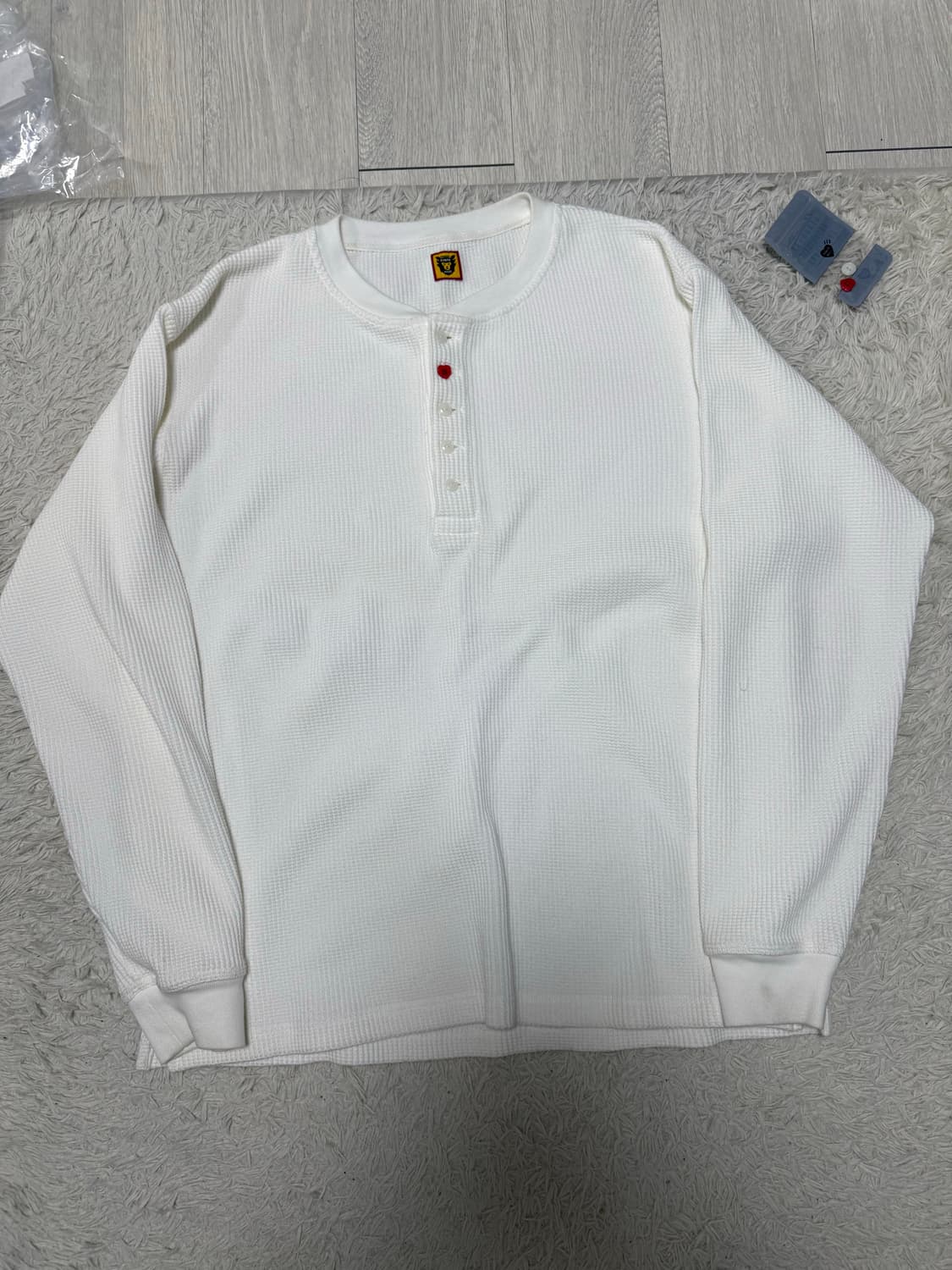 (XL)휴먼메이드 24fw 와플 헨리넥 롱슬리브 상품이미지1