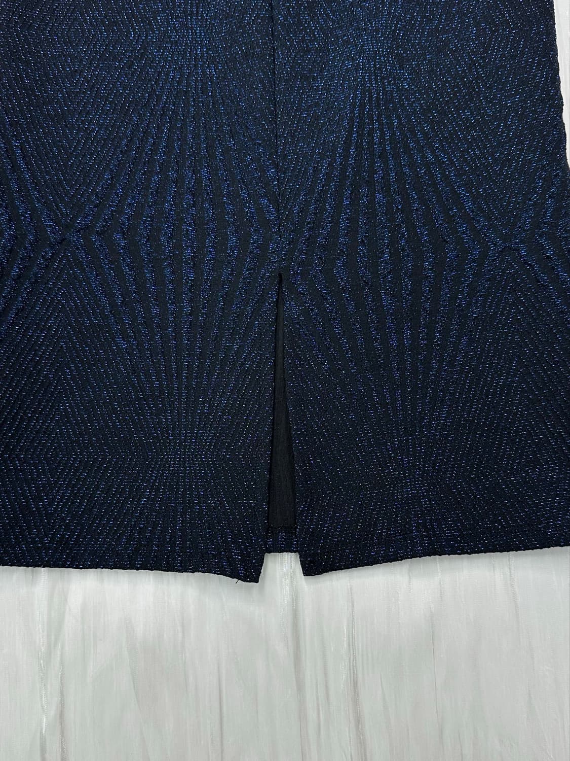 Blue glitter slim midi skirt 상품이미지7