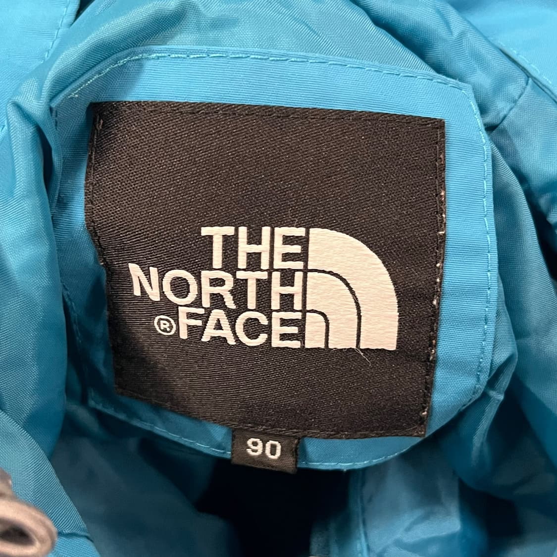 [정품/90] 노스페이스 후드 바람막이 블루 b14 상품이미지5