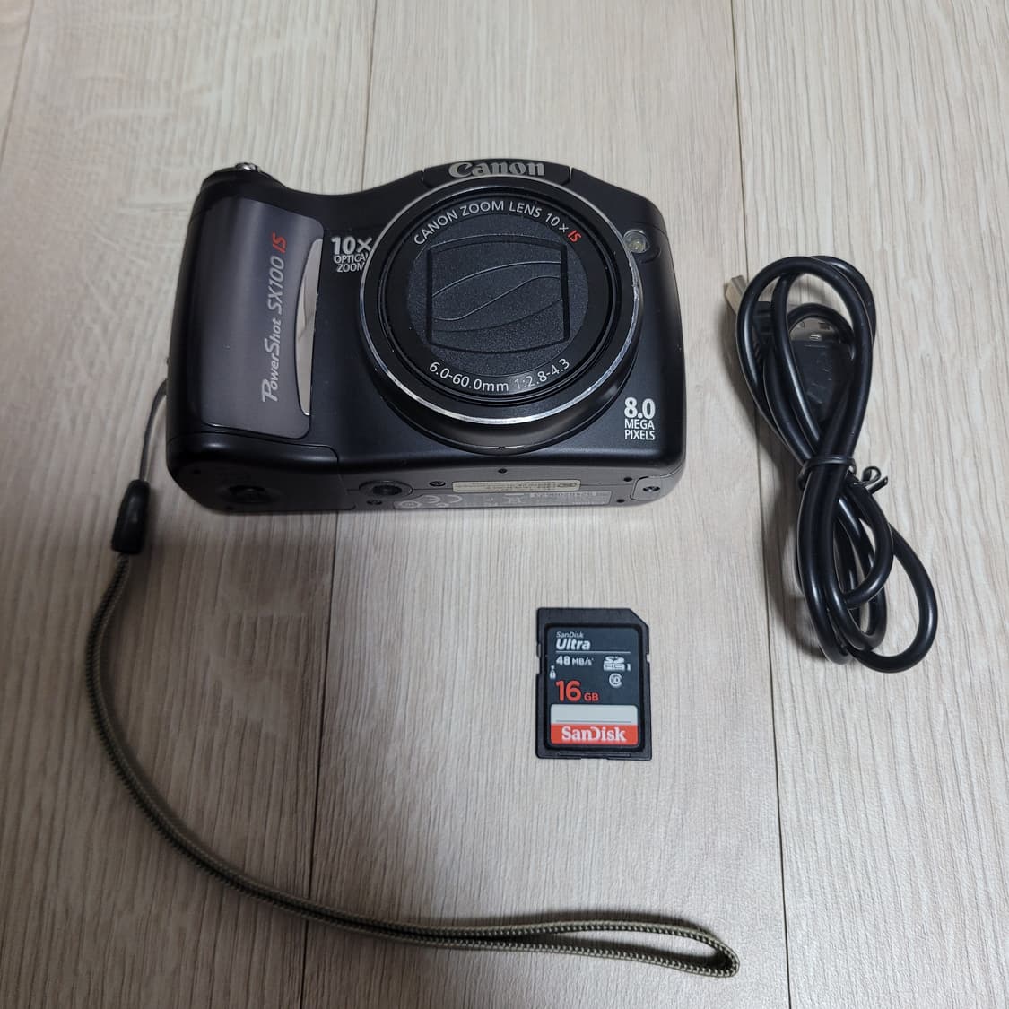 캐논 Powershot SX100 IS 카메라 + 16기가sd메모리 상품이미지9