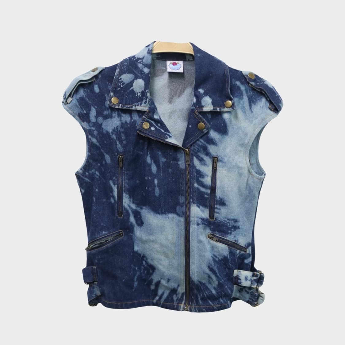 OUTLAW 나염 데님 베스트 63667 상품이미지1