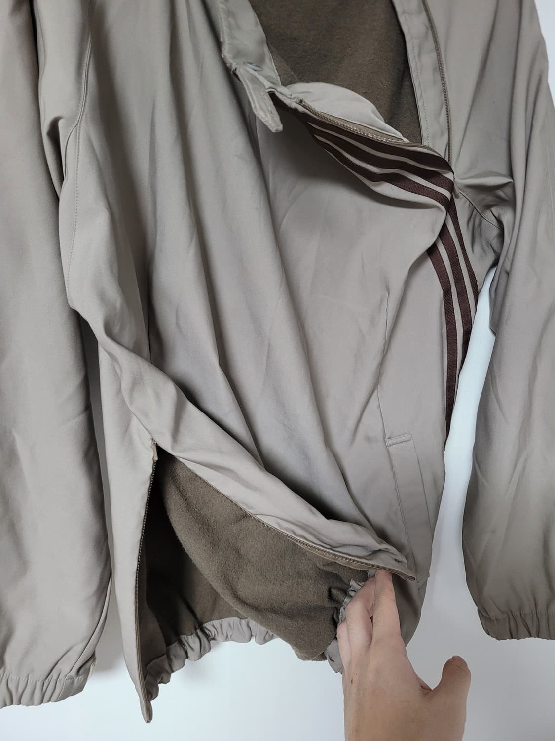 Vintage adidas 아디다스 사선 집 웜업 상품이미지4