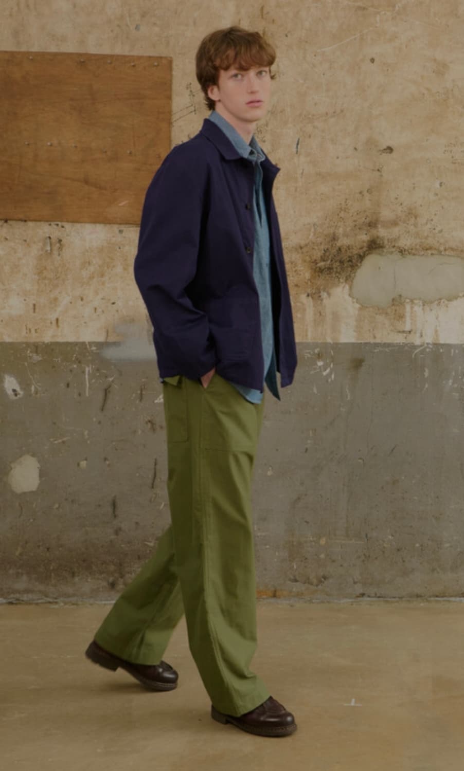 디그레 프렌치워크자켓 퍼플네이비 상품이미지2