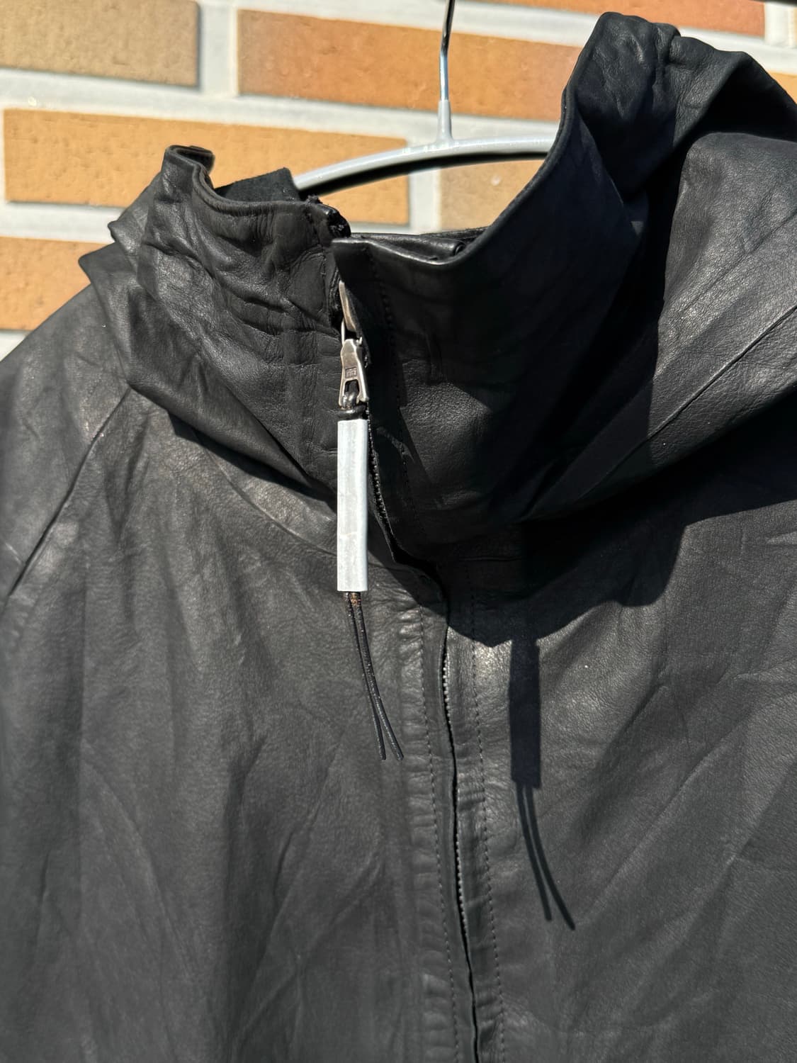 Isaac Sellam cow-leather hoodie jacket 상품이미지2