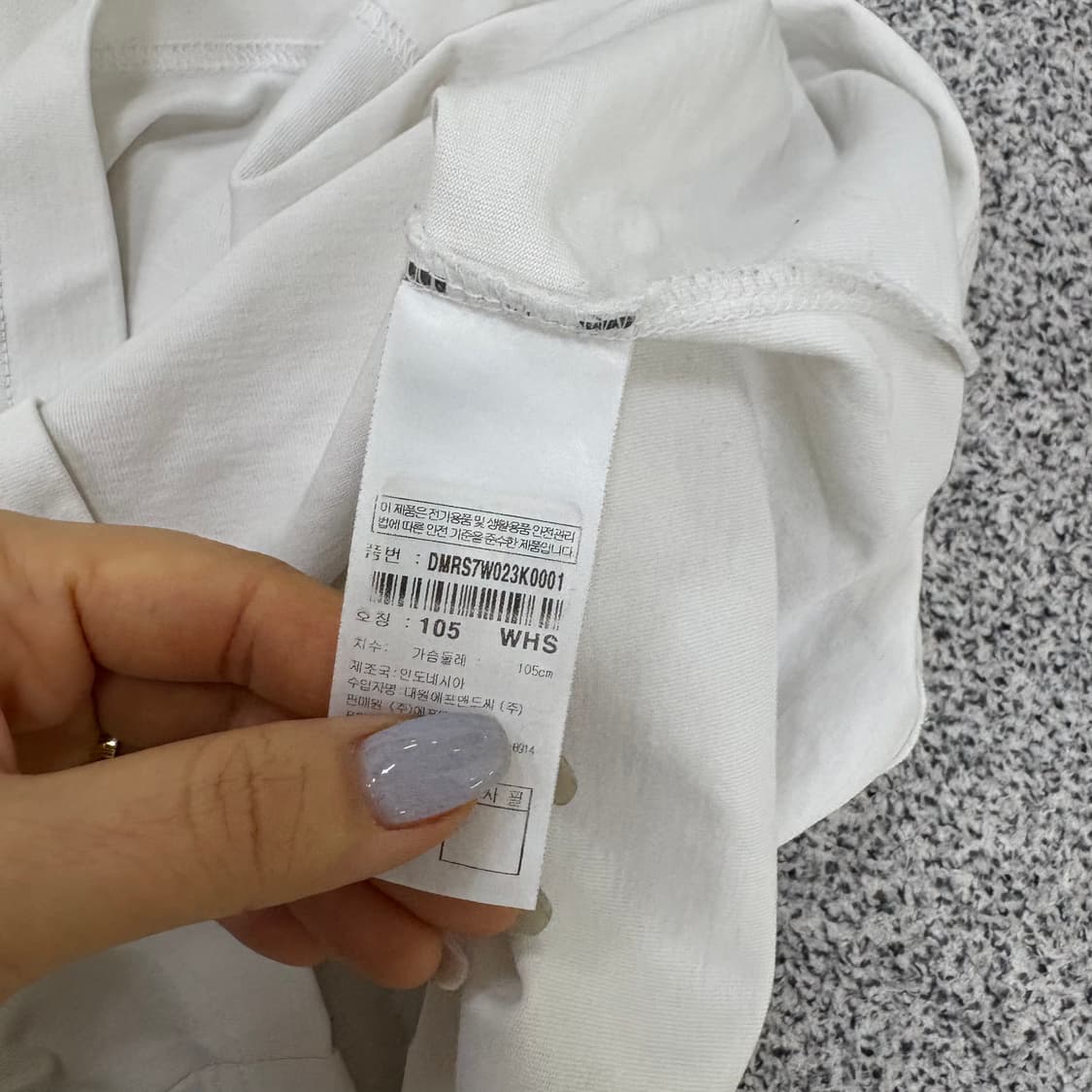 105 디스커버리 빅로고 반팔티 0310J 상품이미지4