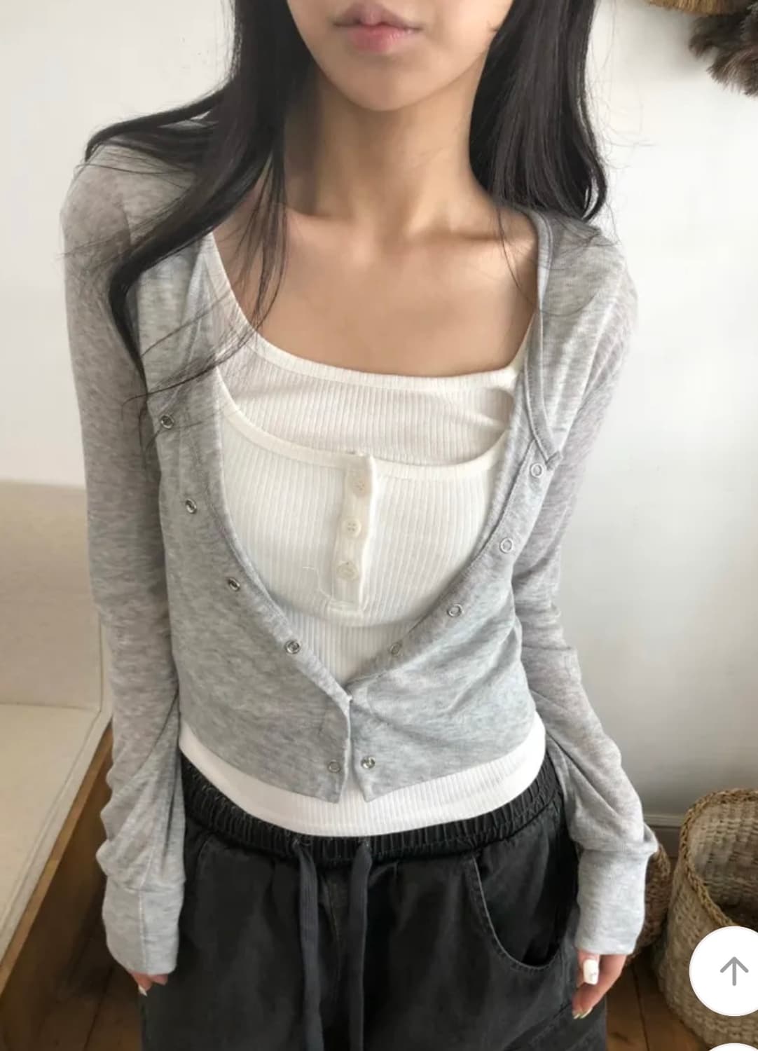 시스루 데일리 가디건 상품이미지1