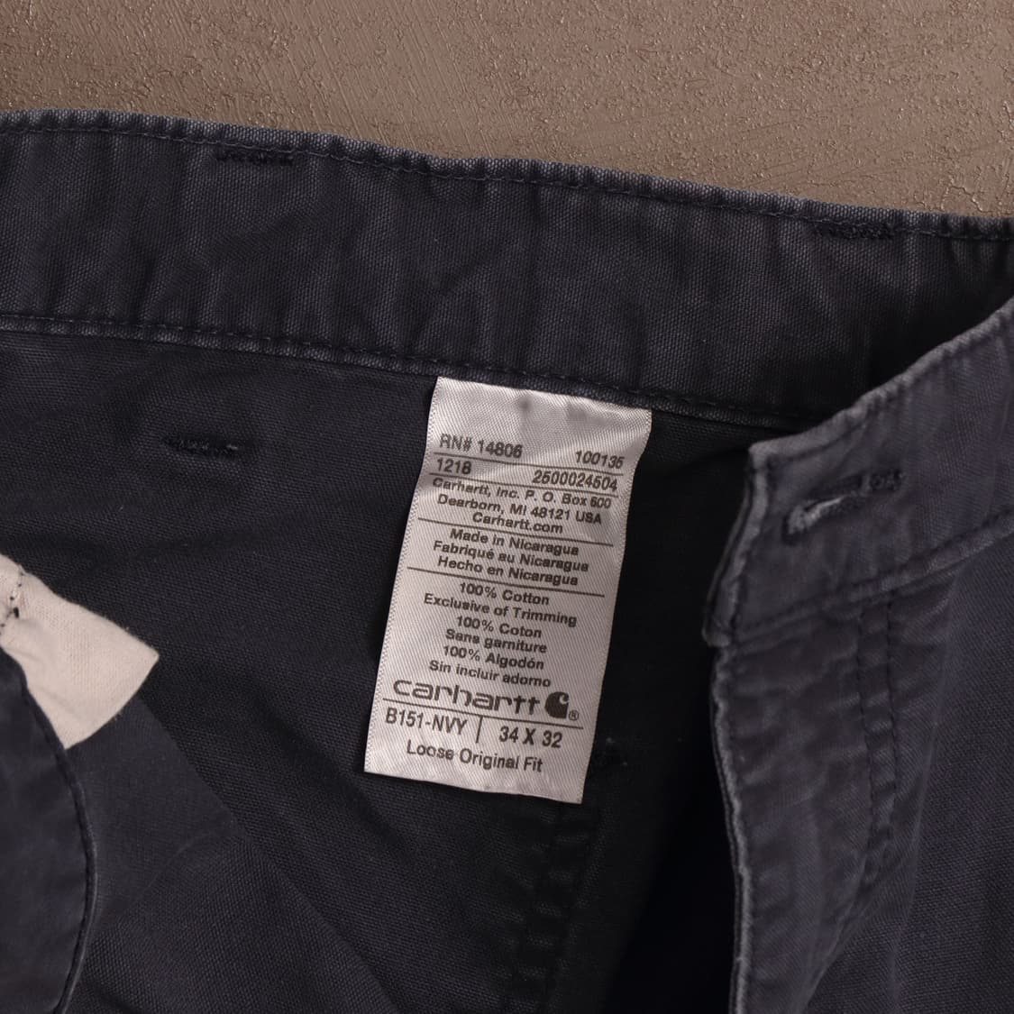 칼하트 헤비코튼 카펜터 카고팬츠 A1798 상품이미지4