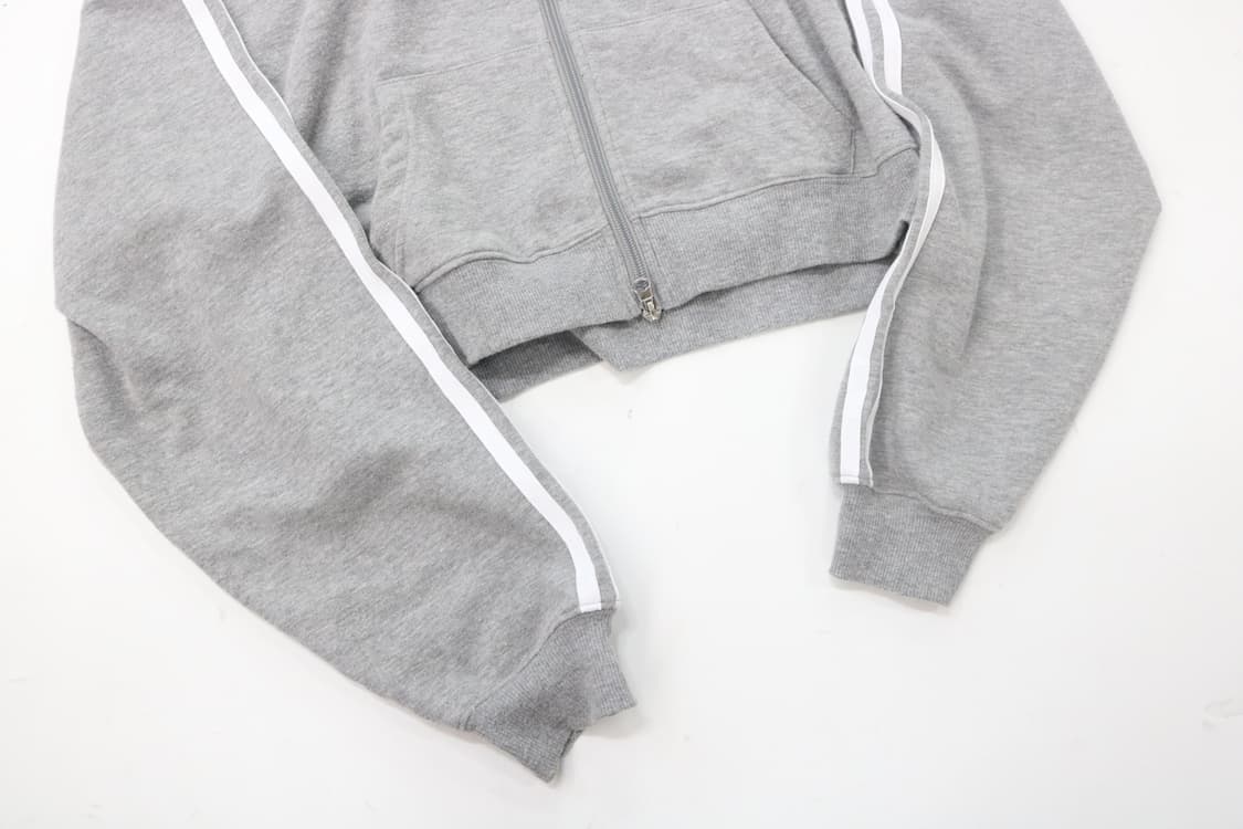 MLB 엠엘비 빈티지 뉴욕양키스 사이드라인 크롭 후드 집업 L 상품이미지5