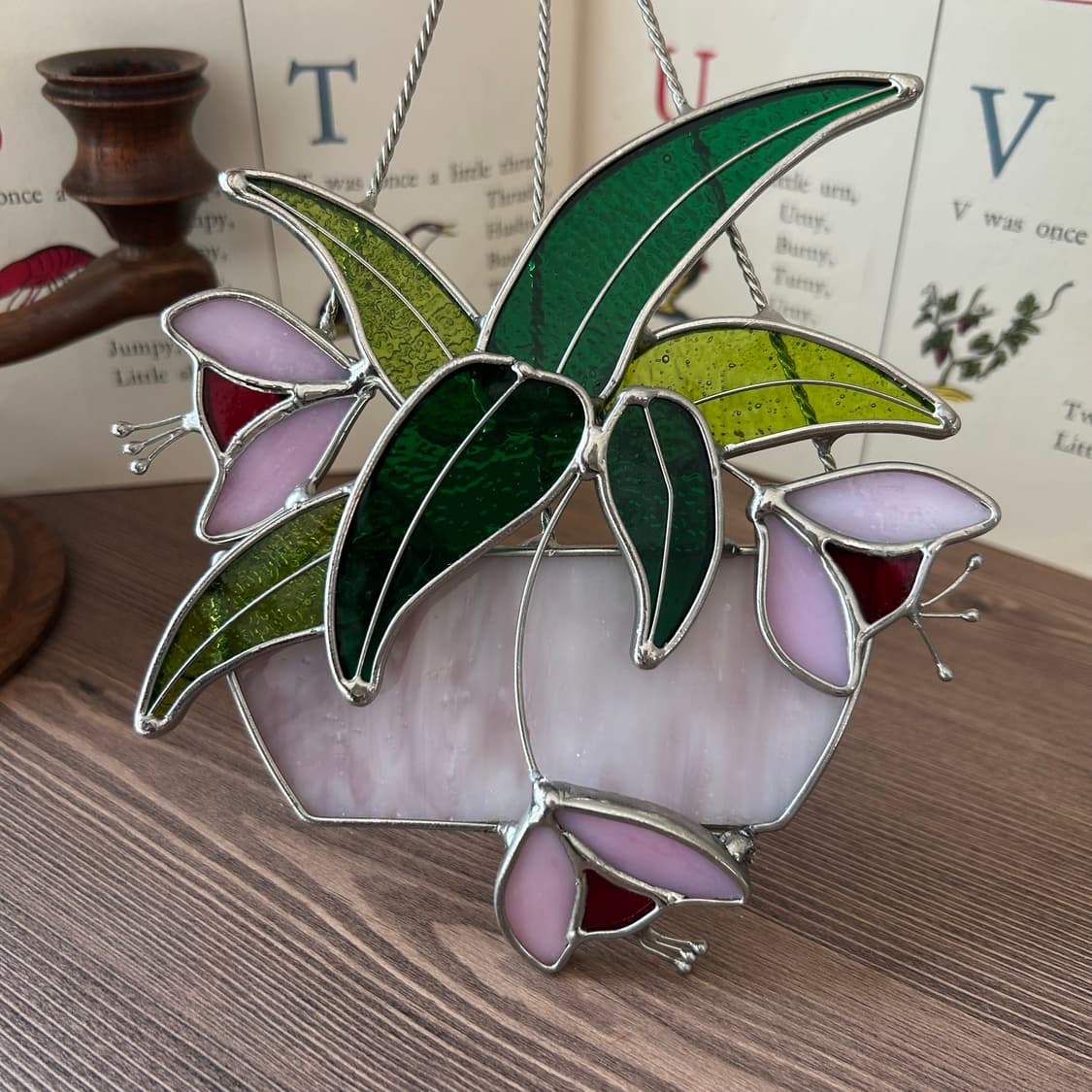 미국 빈티지 스테인드글라스 썬캐처 인테리어 소품 상품이미지1