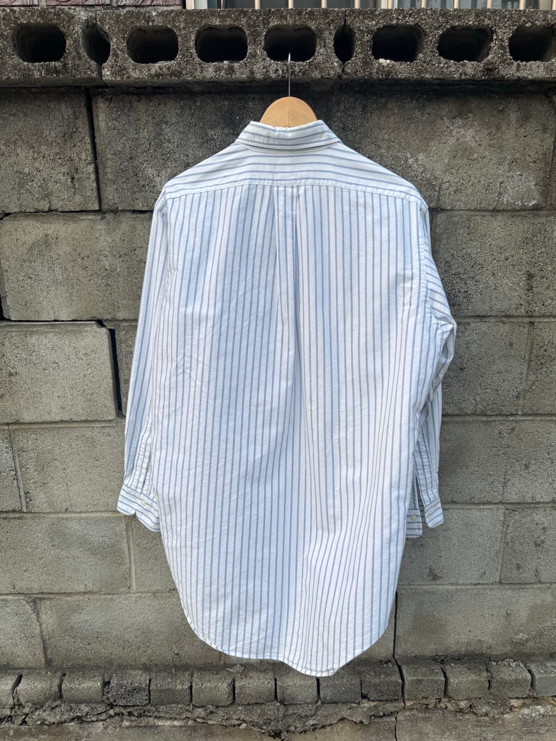 90s 폴로 랄프로렌 빈티지 스트라이프 코튼 셔츠  상품이미지2