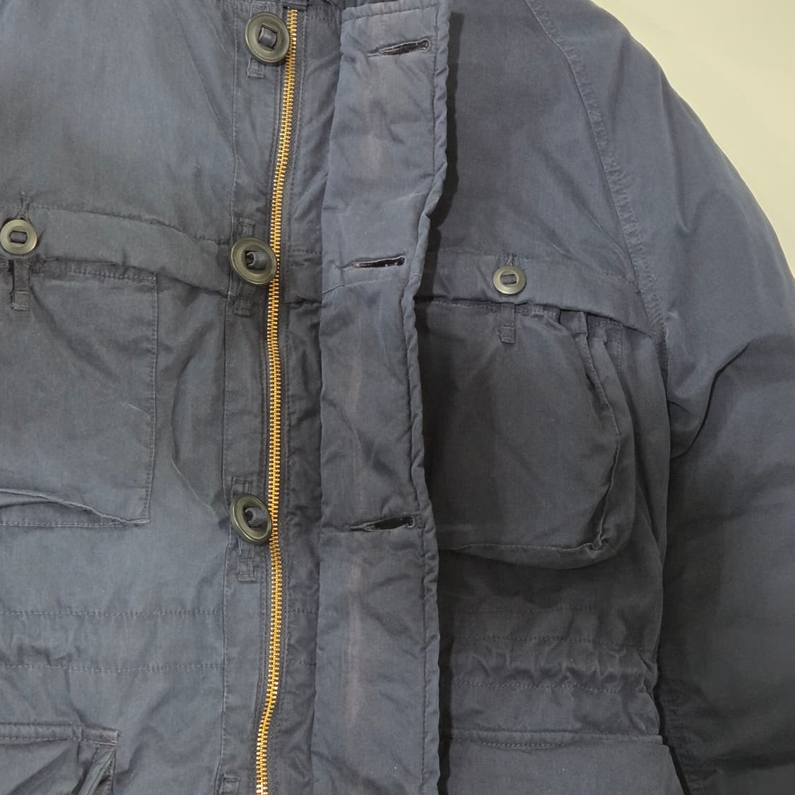 데님앤서플라이 네이비 밀리터리 패딩 XS 상품이미지3