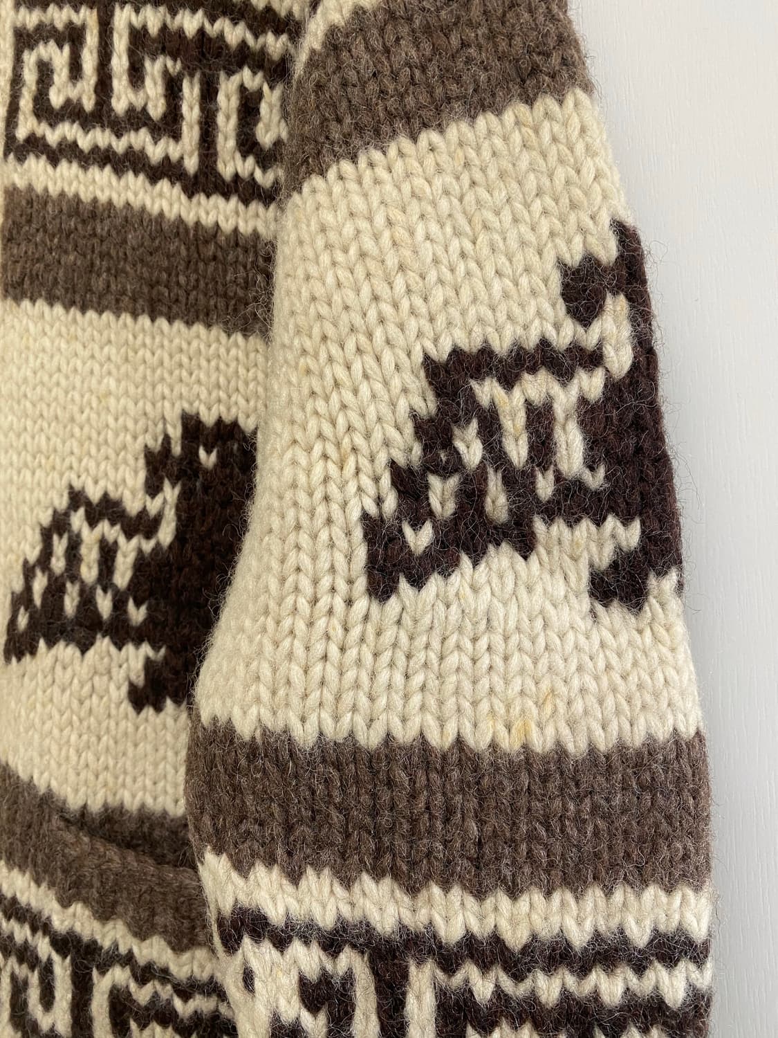 캐나디안 스웨터 컴퍼니 울 코위찬 집업 스웨터 상품이미지6