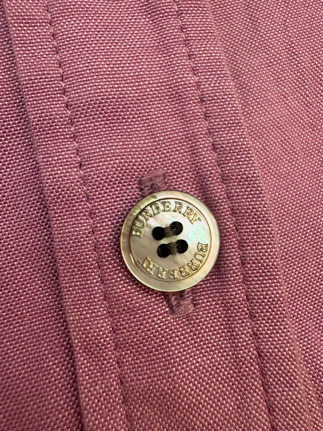 [ 38 ] 버버리 런던 노바체크 연보라 반팔 셔츠 상품이미지4