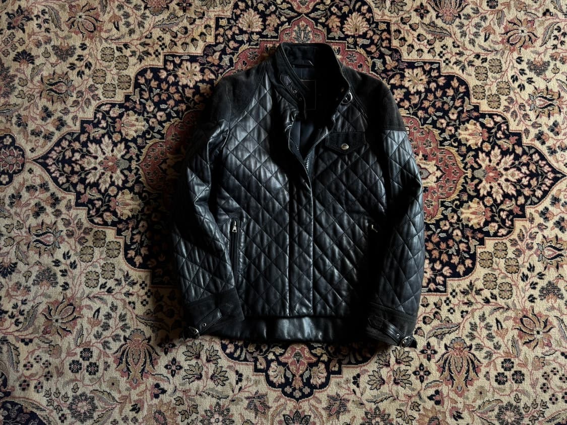 코치 램스킨 스웨이드 레더 아웃도어 자켓 55~66 상품이미지1