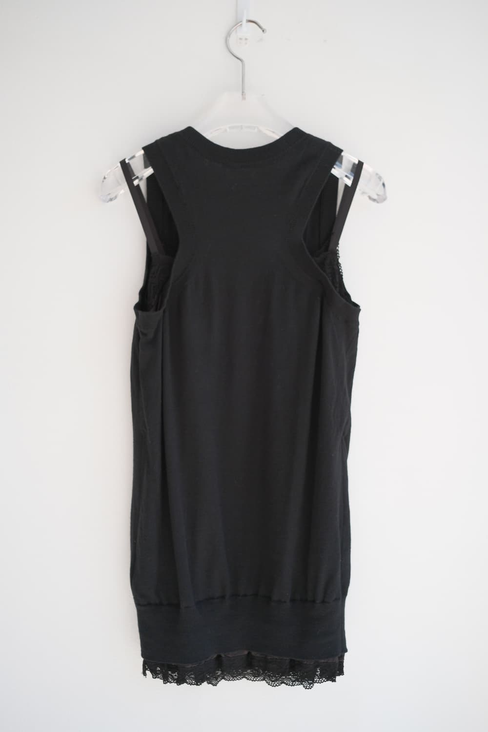 Lace slip layered knitted sleeveless loo 상품이미지8