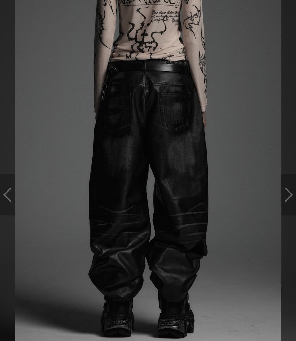 rosenkreuz leather pants 상품이미지4