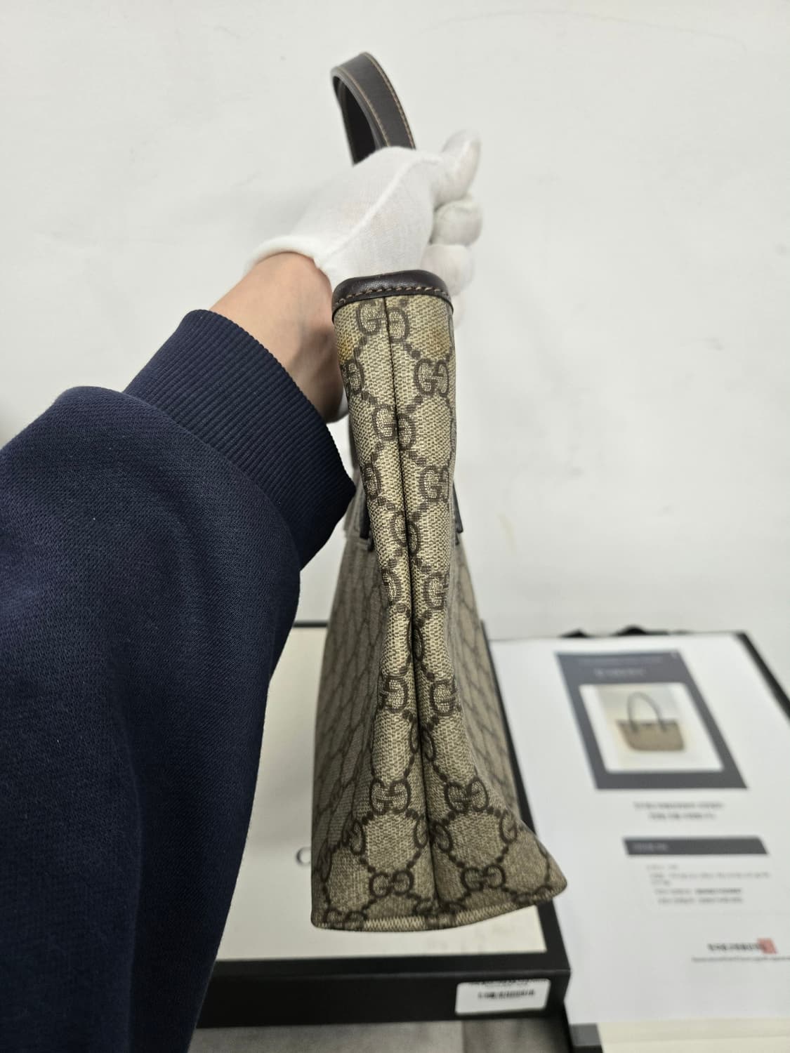 [보증서 정품] 구찌 시그니처 토트백 상품이미지2