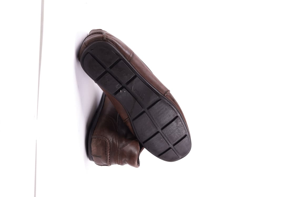 [9] 프라다 스포츠 아카이브 브라운 레더 드라이빙 스니커즈 상품이미지8