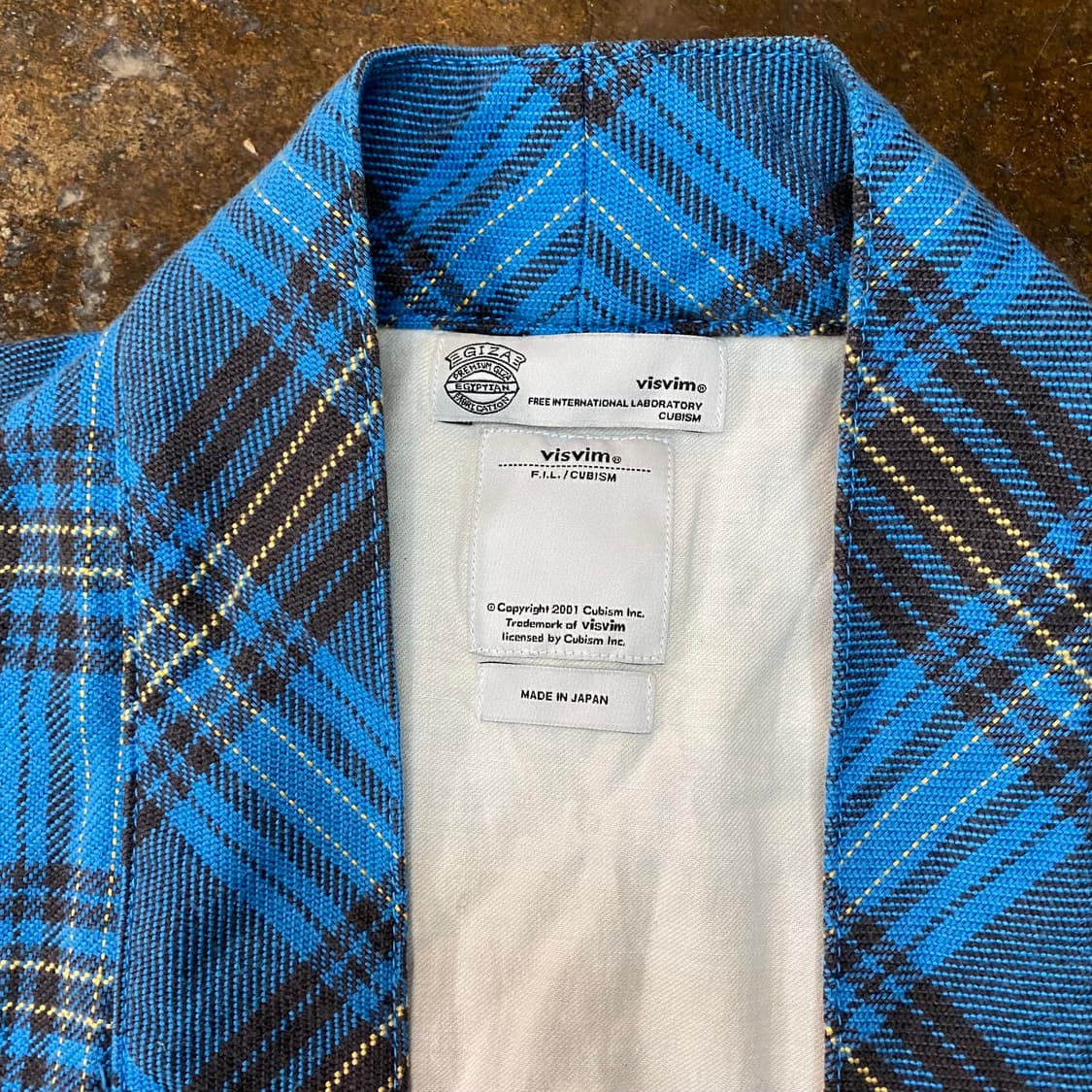 (3) 비즈빔 블루 체크 셔츠 자켓 상품이미지2