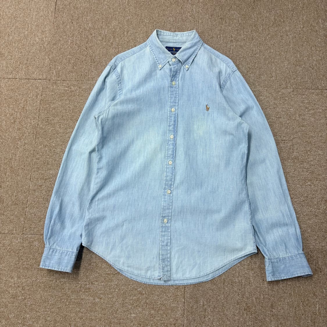 큐알 폴로 랄프로렌 데님셔츠 상품이미지2