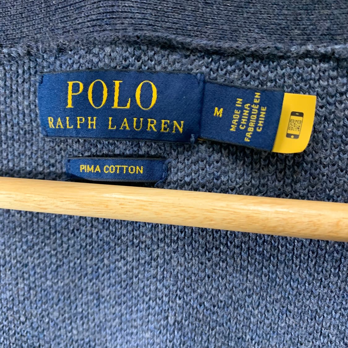 폴로 Qr라벨 피마코튼 가디건    상품이미지3