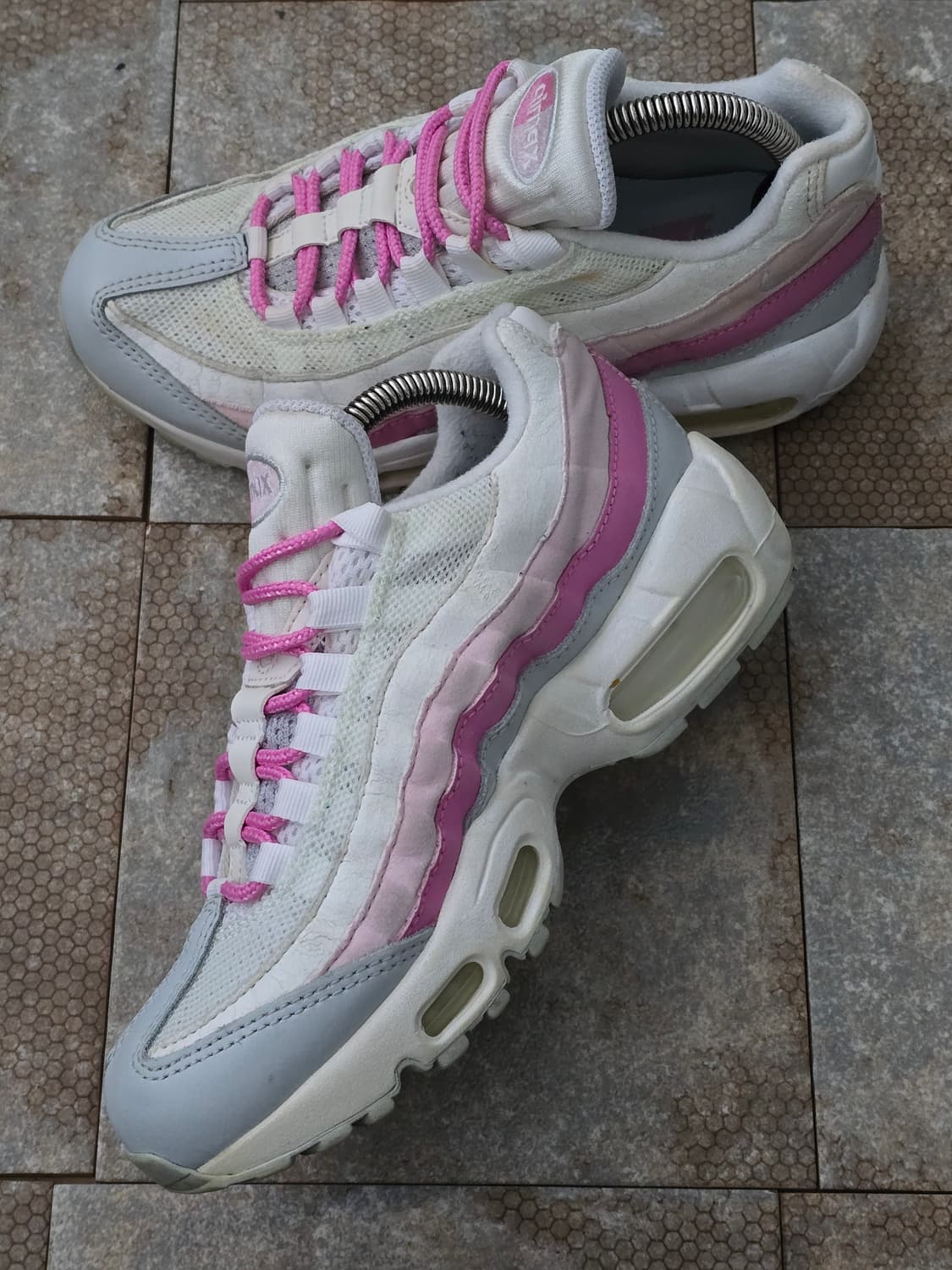 (230)나이키 에어맥스 95 에센셜 화이트 핑크 상품이미지6