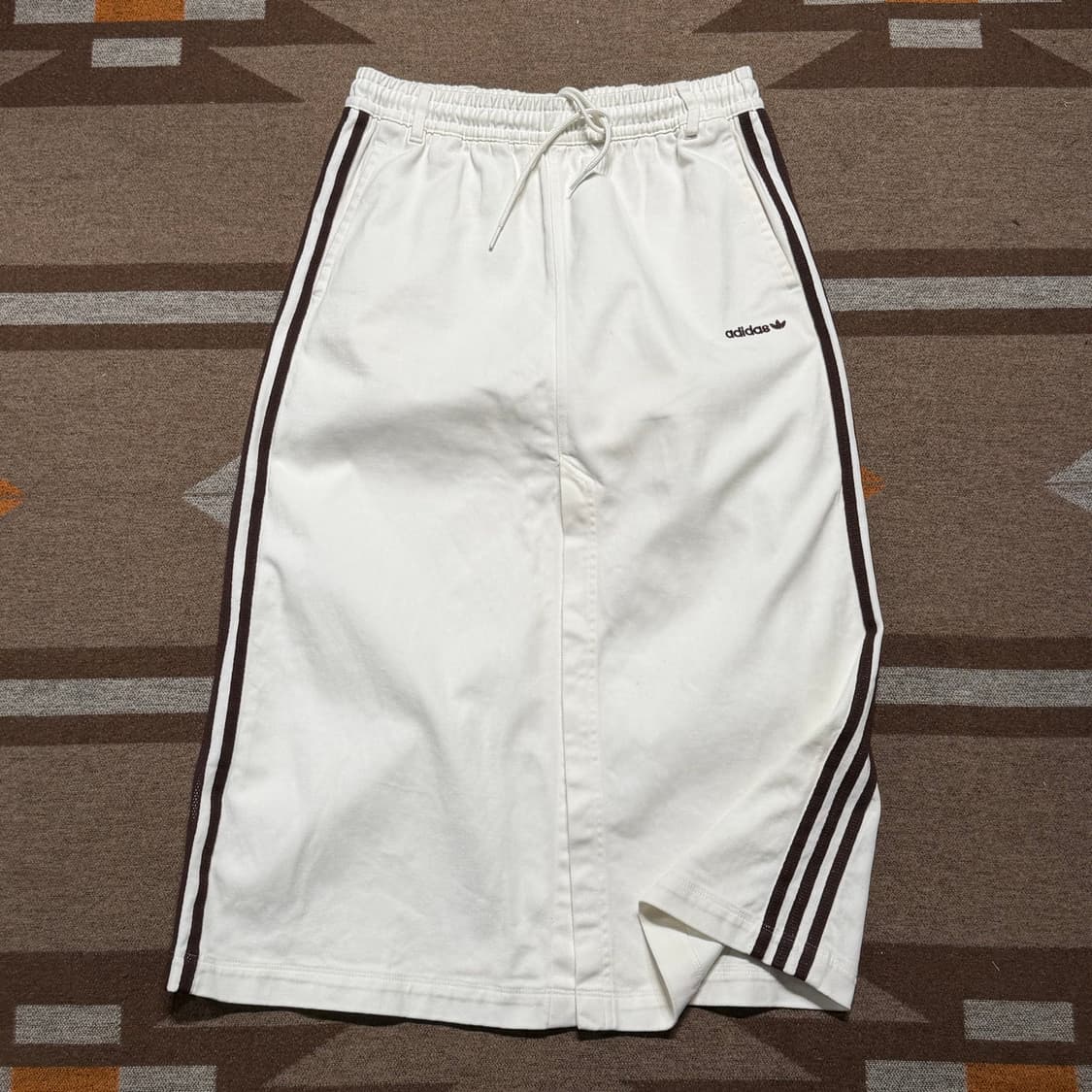 아디다스 코튼 트윌 미디 스커트 L 상품이미지1