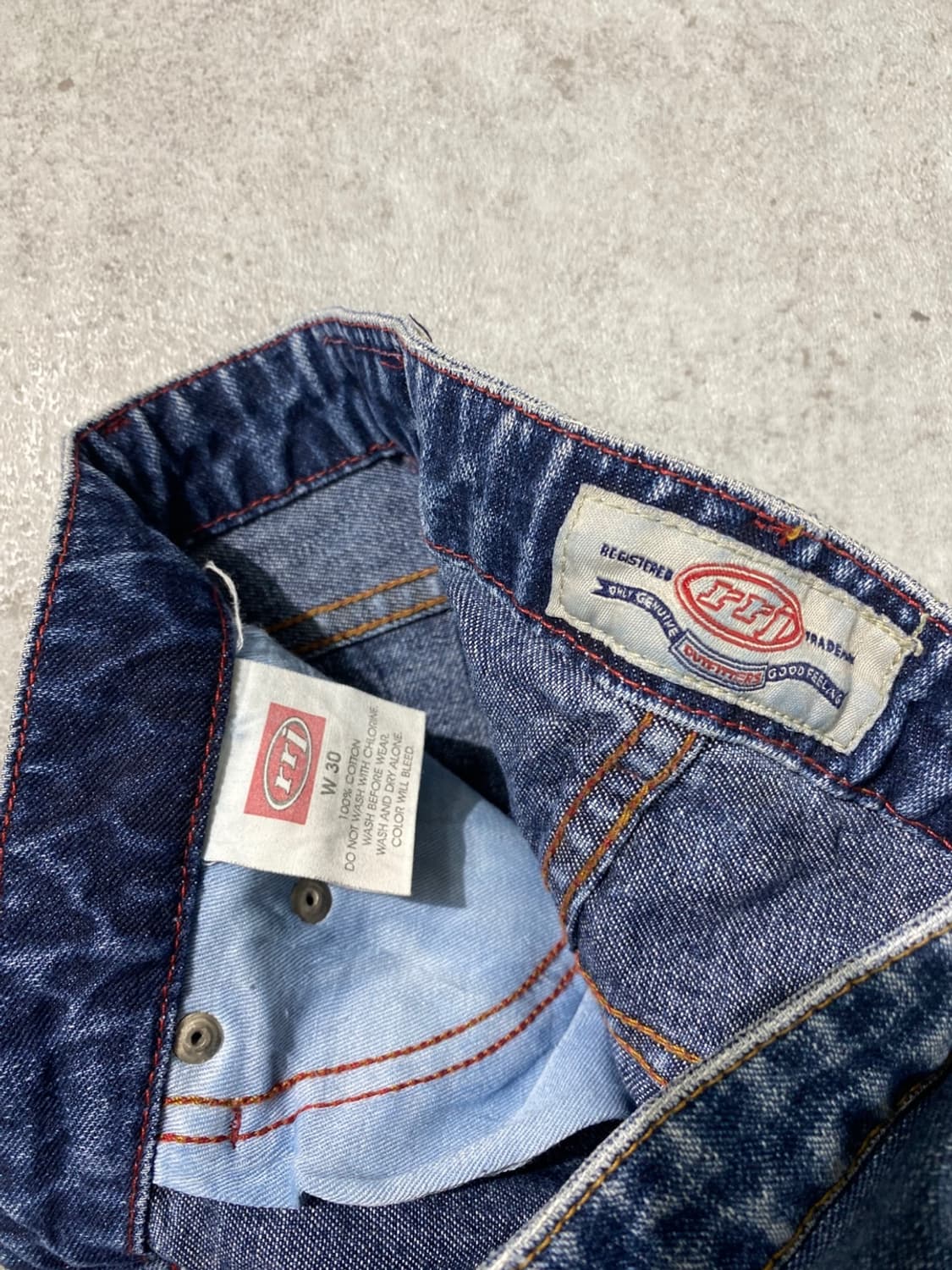[30] RRJ Outfitters 디스트레스드 부츠컷 데님팬츠 상품이미지8