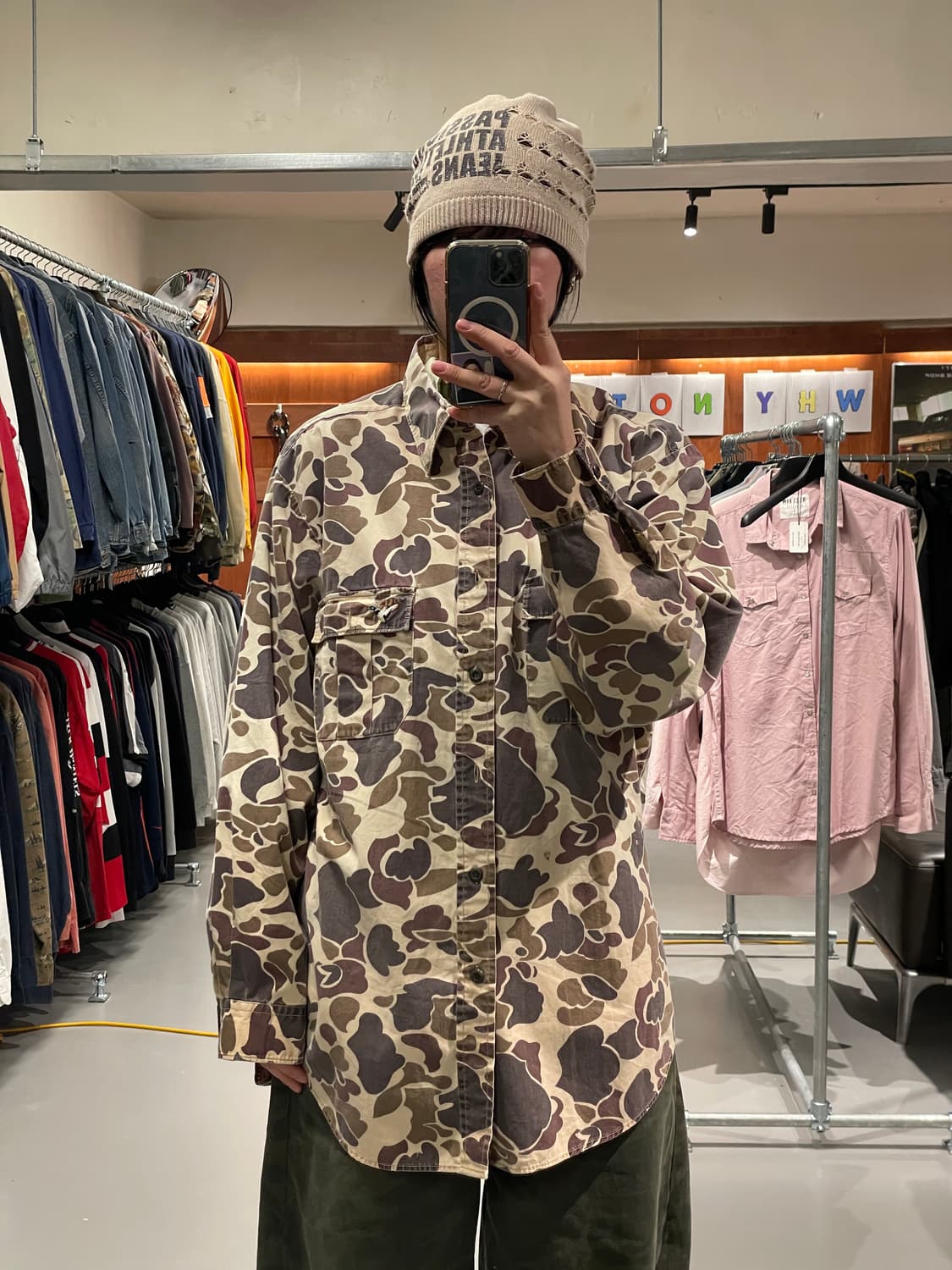 빈티지 덕 카모플라주 셔츠   상품이미지1