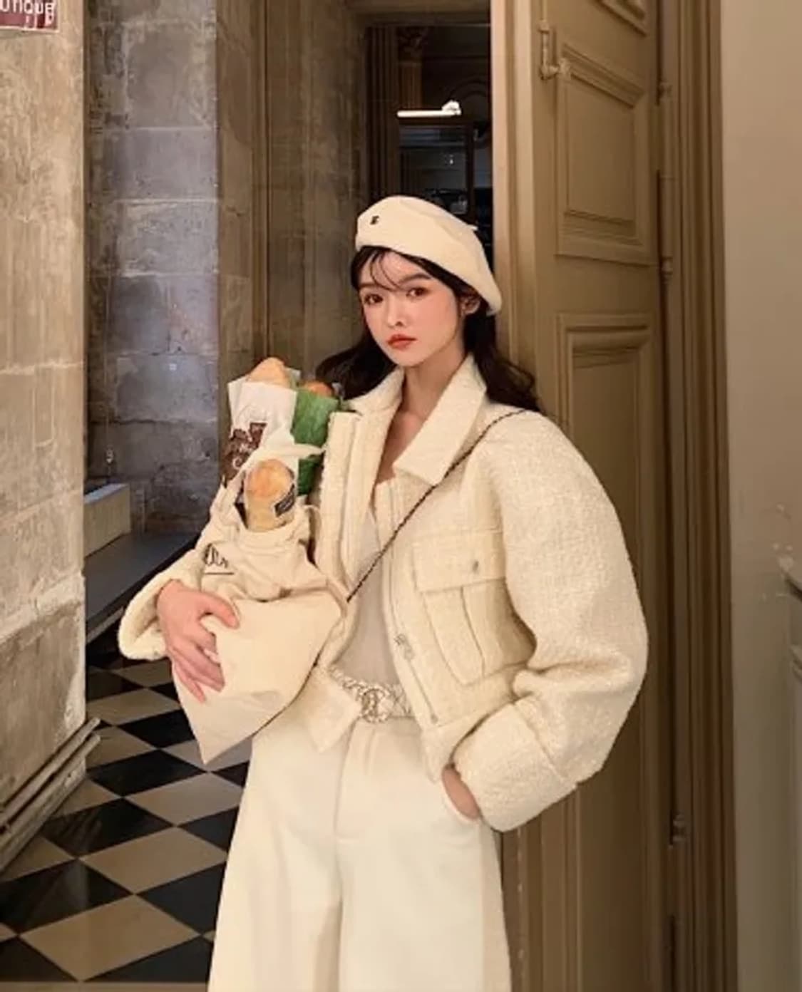 서쿠키 마리우스 트위드 점퍼 상품이미지1