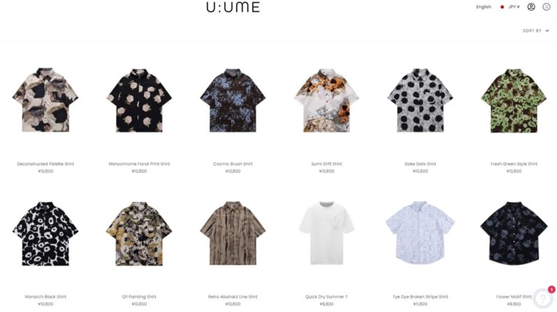 Irregularity patterned sheer shirt top 상품이미지3