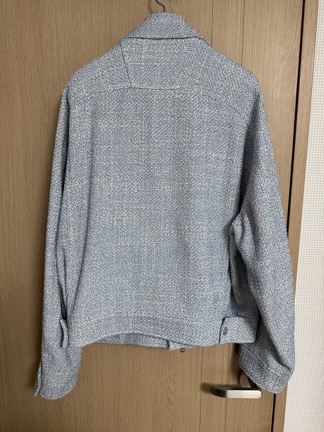 솔리드옴므 Solid Homme 24SS 스카이블루 트위드 자켓 48 상품이미지4