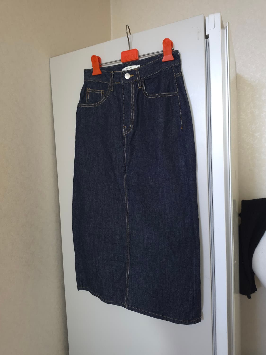 98프로젝트 롱 데님 스커트 상품이미지1