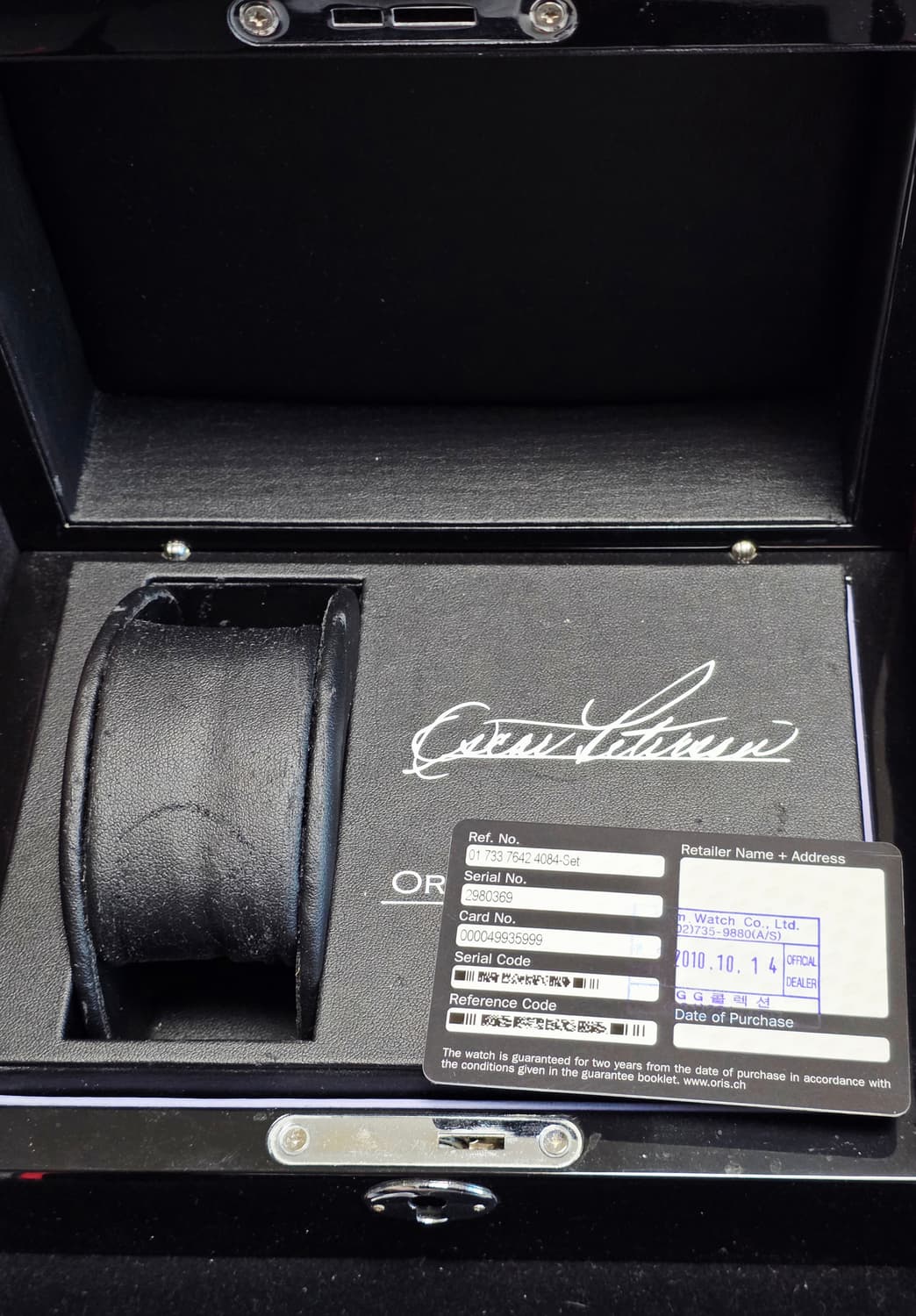 오리스 오스카 피터슨 한정판 오토매틱 시계 상품이미지7
