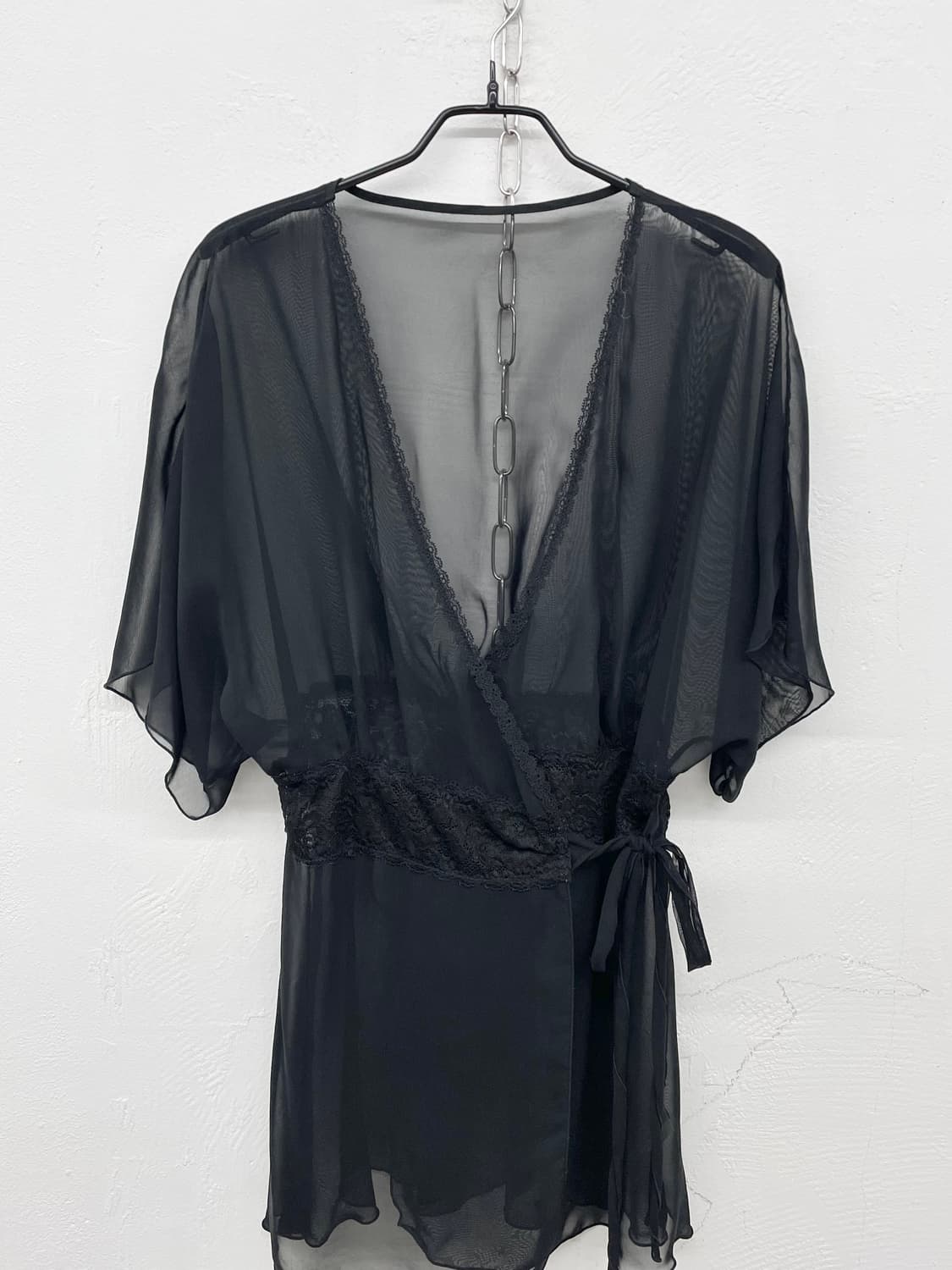 베라왕 블랙 시어 로브 상품이미지5