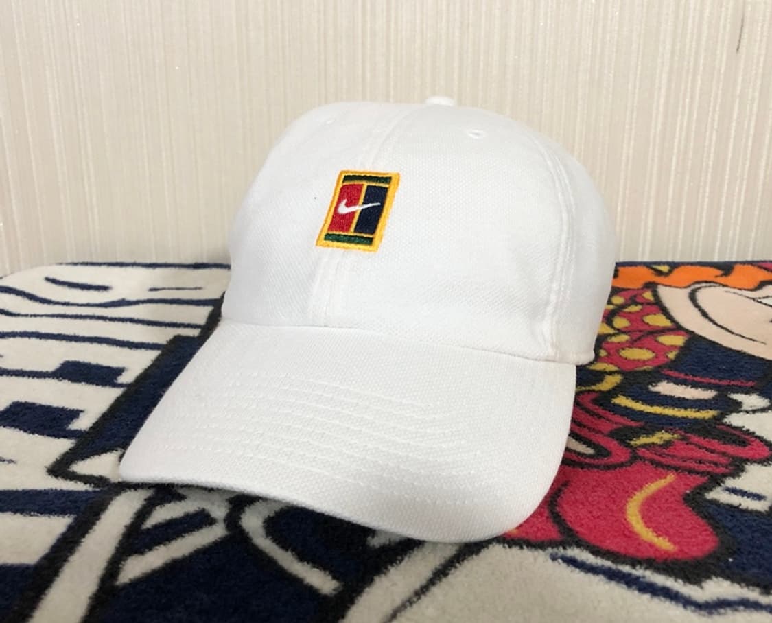 나이키 테니스코트 모자/캡(화이트) 상품이미지1