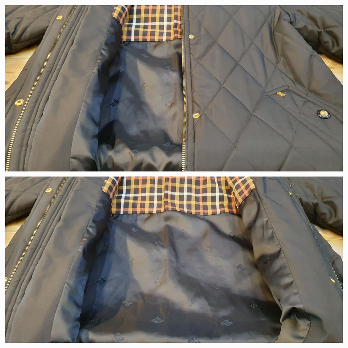 77.닥스 블랙 패딩코트 상품이미지8