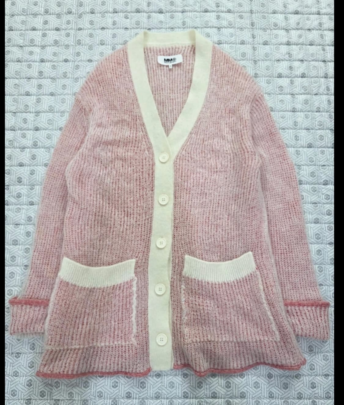 MM6 메종마르지엘라 핑크 가디건 55 상품이미지3