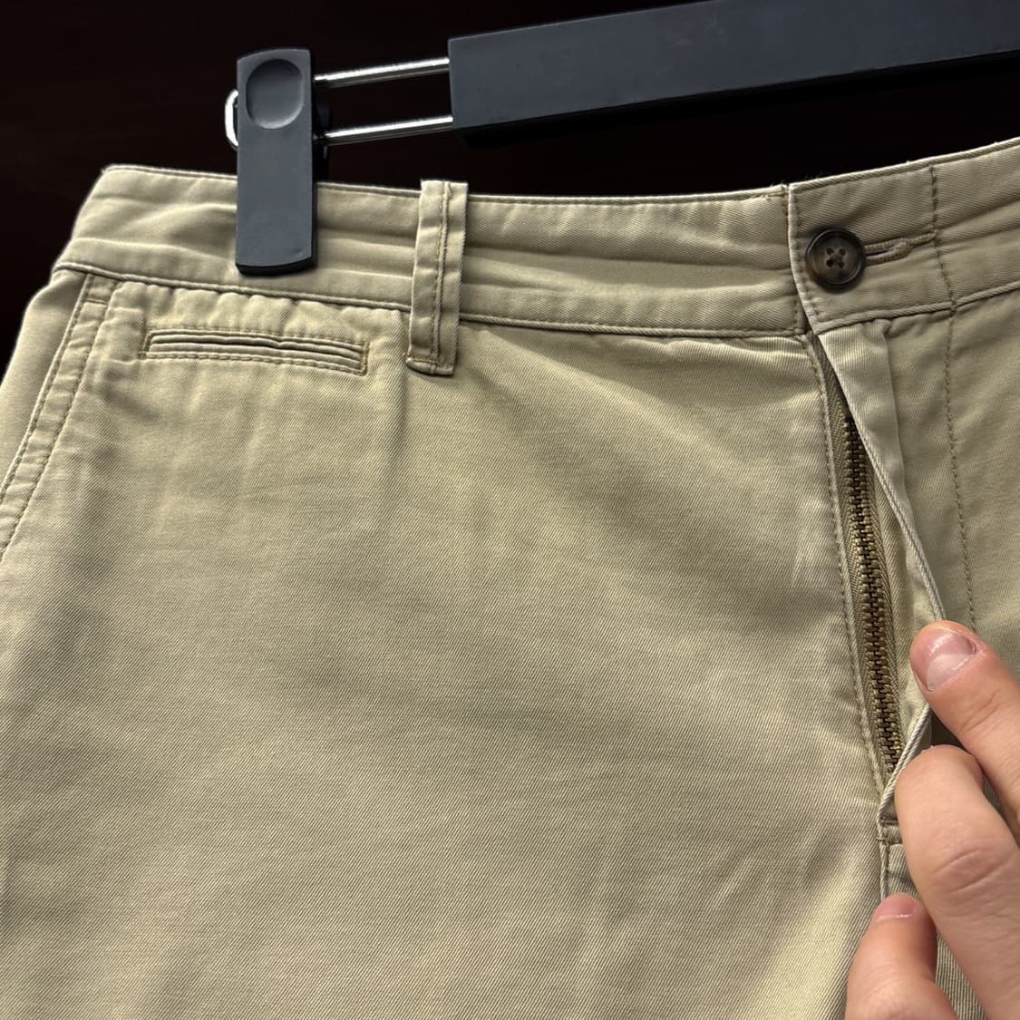 신형라벨 폴로 랄프로렌 클래식 치노 쇼츠팬츠 포니자수 베이지 N1109  상품이미지5